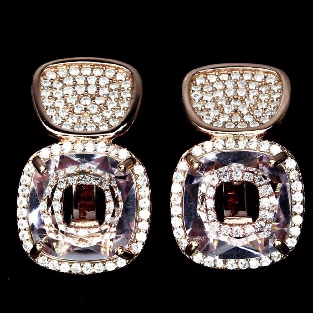 Natural Amethyst sterling silver 925 Set